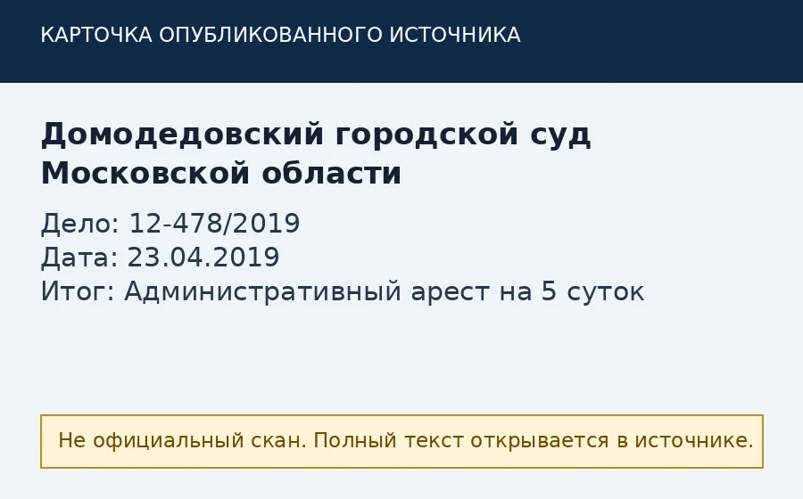 Источник по делу 12-478/2019